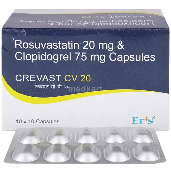 crevast cv 20mg capsule 10's